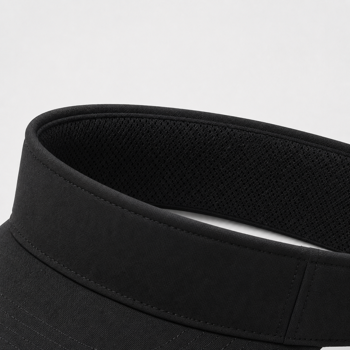 Close view of the active sun visor inner mesh band