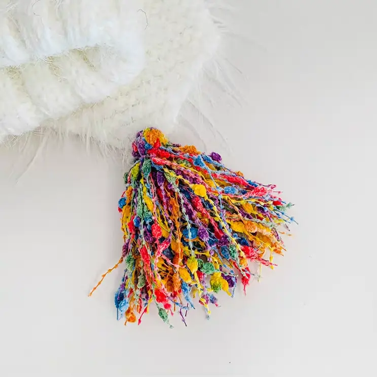 BUNNY-EAR TASSEL KNIT BEANIE. Product detail