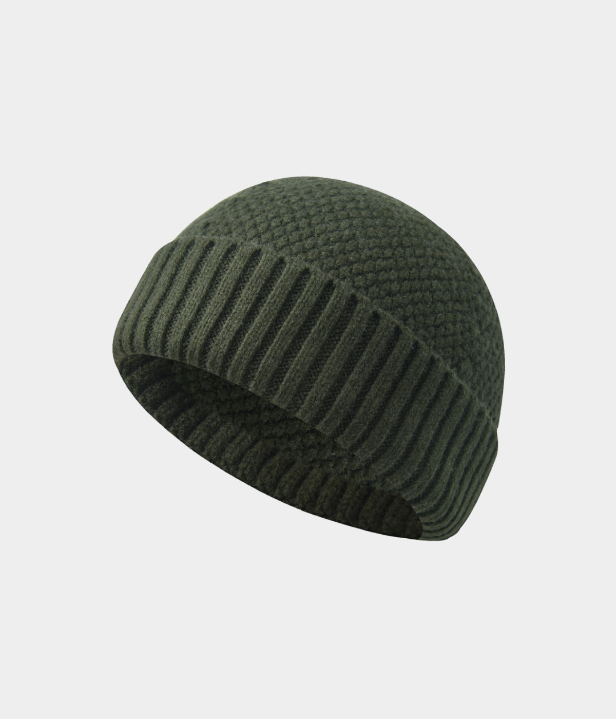RIBBED FISHERMAN BEANIE.