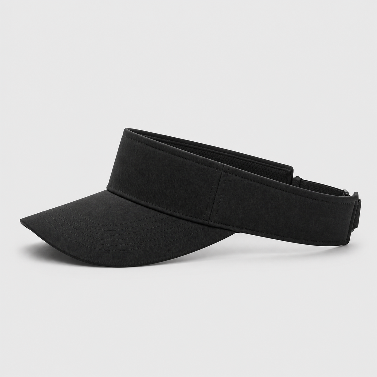 Black active sun visor shown from the side