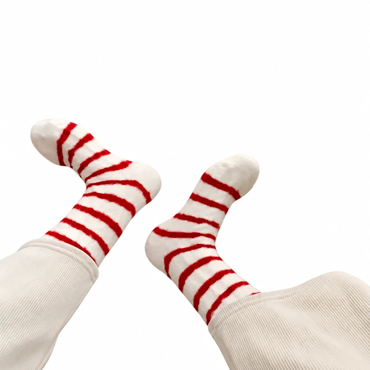 FESTIVE MIXED-KNIT SOCK SET — 5 PAIRS — product view 4
