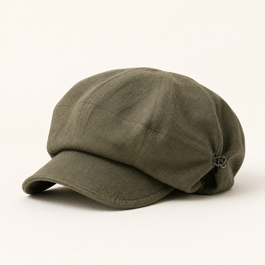 Olive painter beret