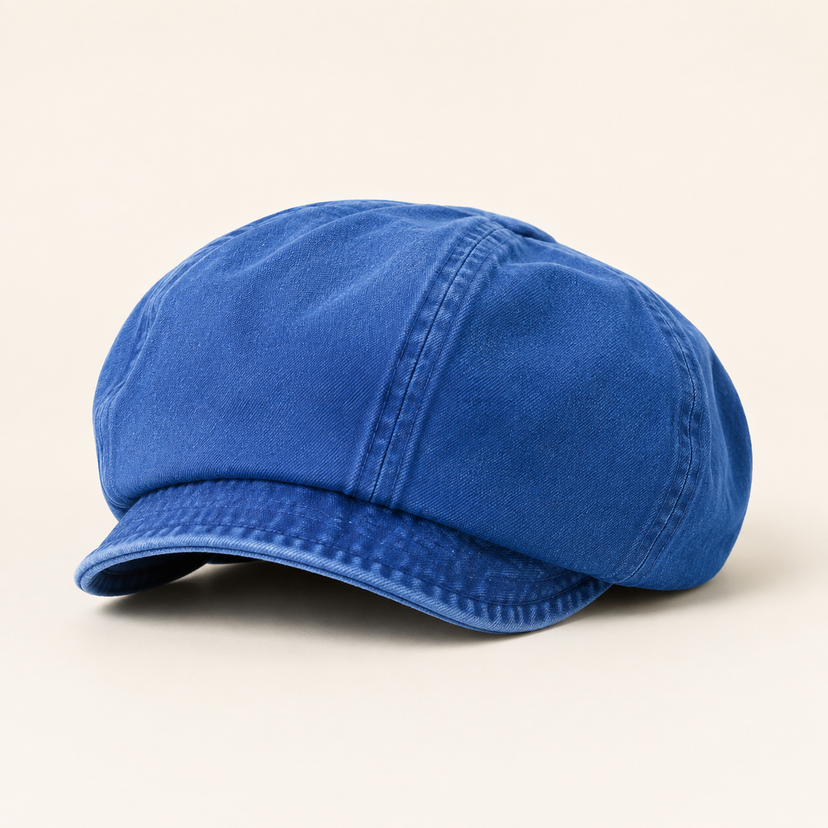 Royal blue vintage washed beret